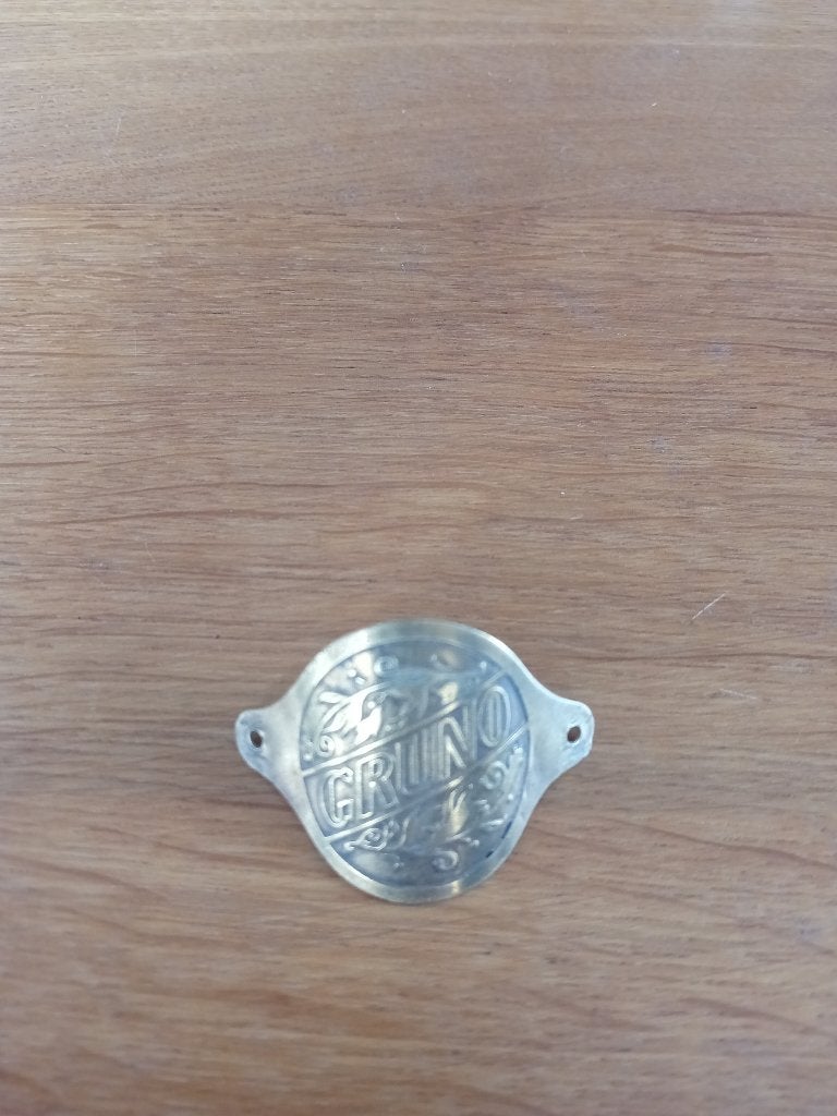 Gruno fietsplaatje, Fietsen en Brommers, Ophalen of Verzenden, Gruno, Jaren '30