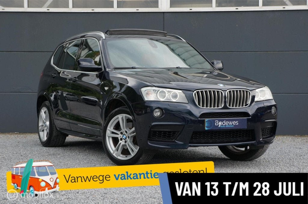 BMW X3 xDrive35i M-Sport High Executive Navi Cruise Leder !, Auto's, Gebruikt, Zwart, Vierwielaandrijving, 129 €/maand