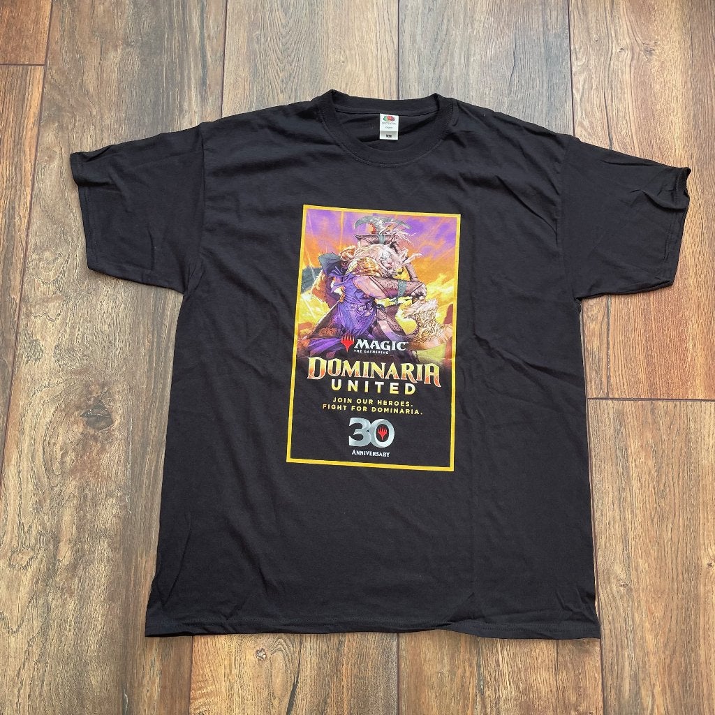 The Gathering Dominaria United T-shirt L Deadstock A-364, Maat 52/54 (L), Verzenden, Zwart, P.O. Box 707, Renton, WA 98057-0707, USA