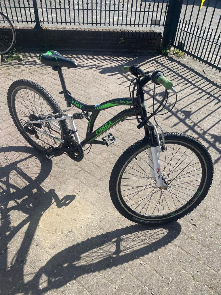 Kobra Master NR1 Mountainbike - Zwart/Groen, Gebruikt, 53 tot 57 cm, Ophalen, Overige merken