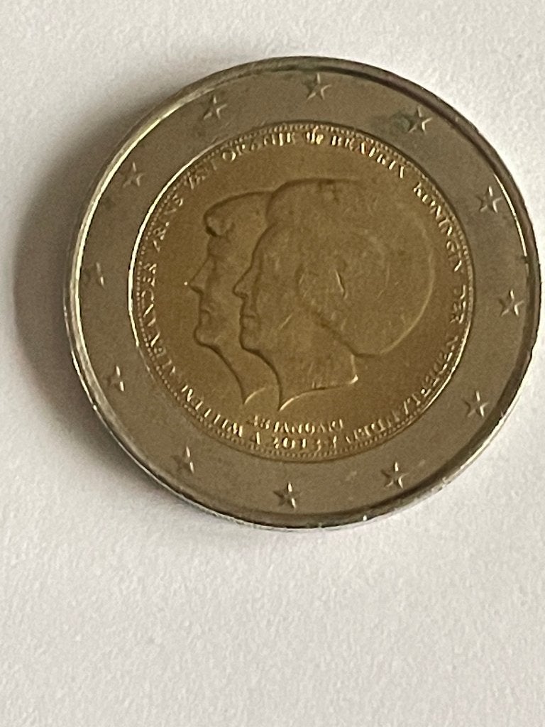 Nederlandse 2 euro munt 2013 Dubbel Portret, Ophalen of Verzenden, Overige landen, 2 euro, Losse munt