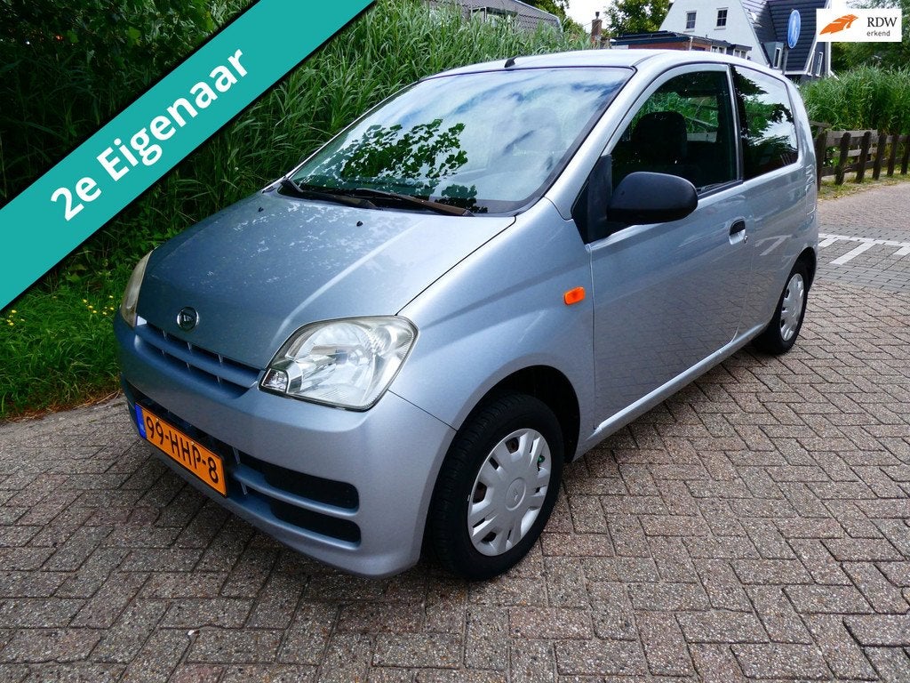Daihatsu Cuore 1.0-12V 2e eig. 64.000km. Stuurbekr. Zuinig N, Auto's, Daihatsu, Stof, 18 €/maand, 4 stoelen, Cuore