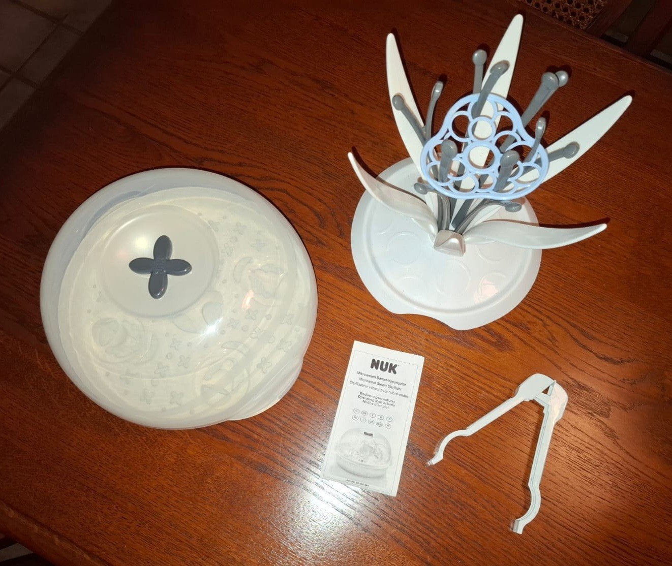 NUK Flessensterilisator en flessendroger set, Ophalen of Verzenden, Nieuw, Sterilisator, Overige merken