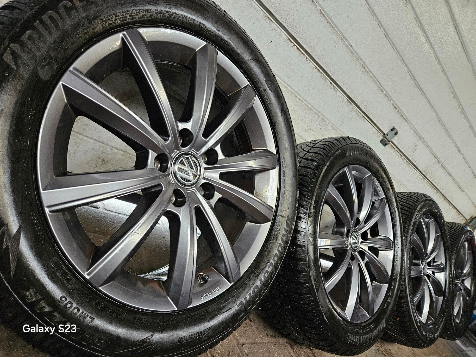 17  Vw Passat Troc Arteon Touran Caddy velgen winterbanden, Velg(en), 17 inch, Personenwagen, Gebruikt