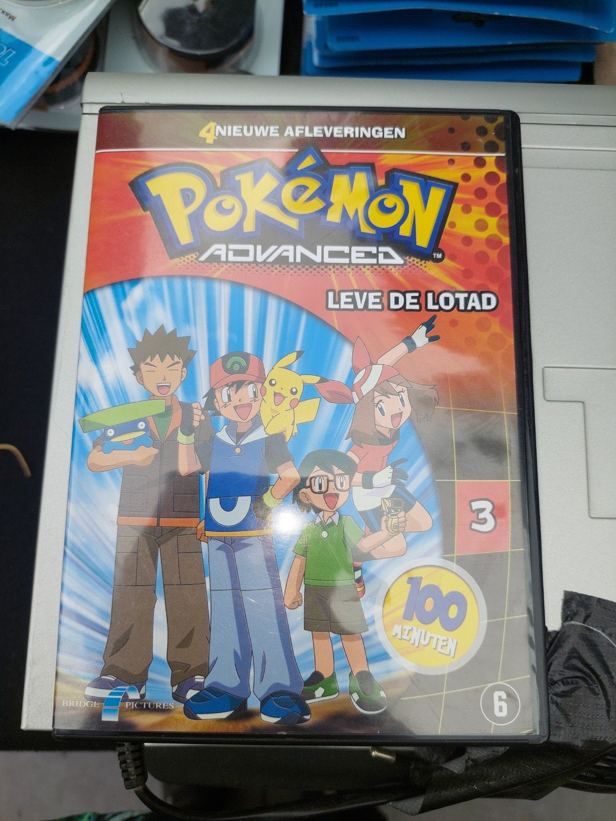 Pokémon Advanced DVD 3: Leve de Lotad (4 verhalen), Cd's en Dvd's, Dvd's | Tekenfilms en Animatie, Gebruikt, Tekenfilm, Inclusief doosje