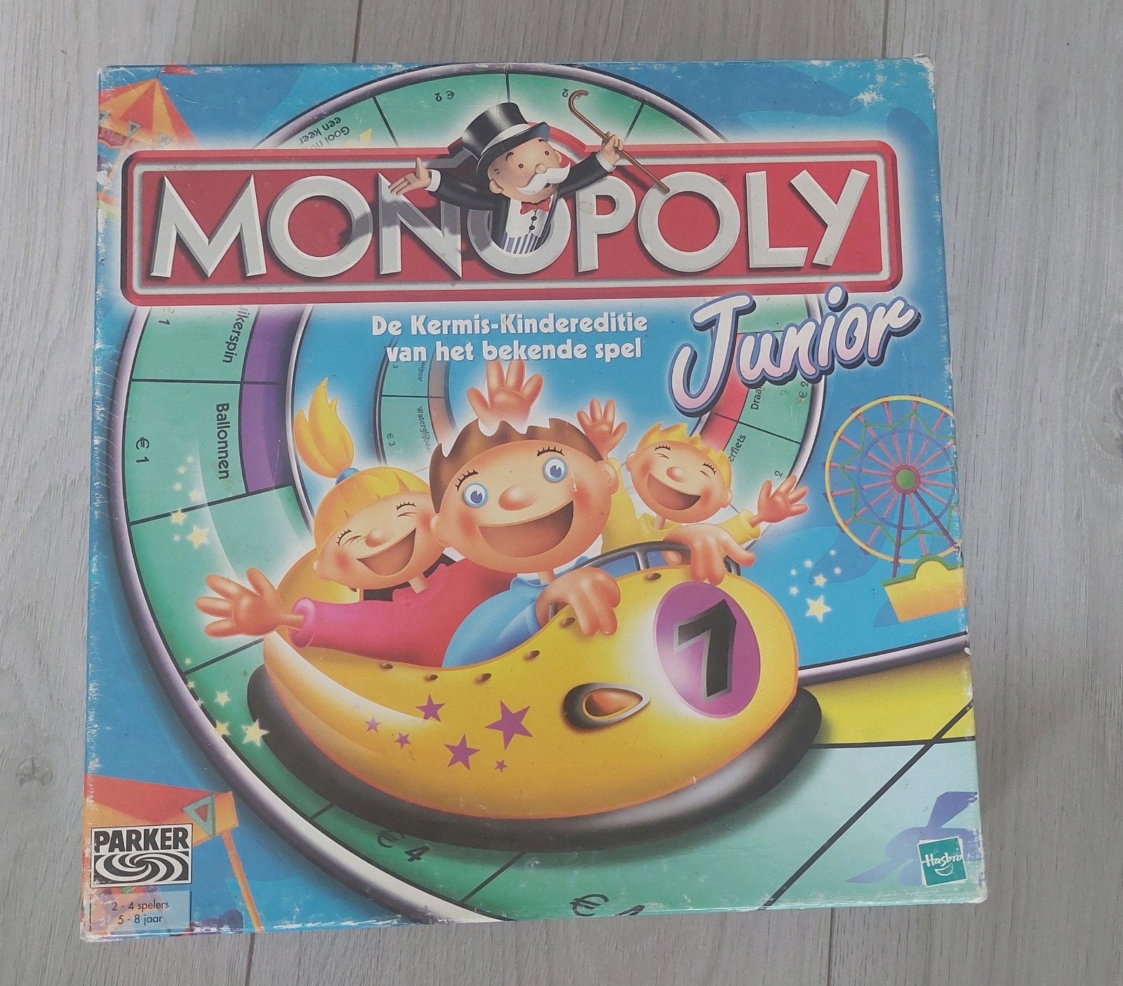 Monopoly Junior - kermis, Drie of vier spelers, Ophalen of Verzenden, Gebruikt, Parker