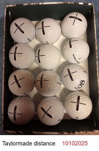 Golfballen Taylormade Distance ZGAN gebruikt 12 stuks, Sport en Fitness, Golf, Ophalen of Verzenden, Zo goed als nieuw, Bal(len)