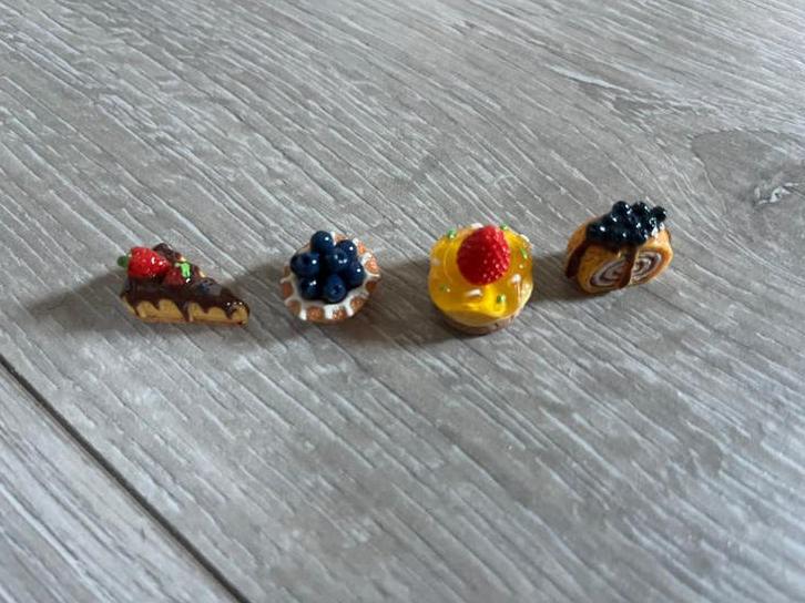 4 gebakjes voor bij maileg incl verzenden, Verzamelen, Poppenhuizen en Toebehoren, Ophalen of Verzenden, Zo goed als nieuw, Poppenhuis