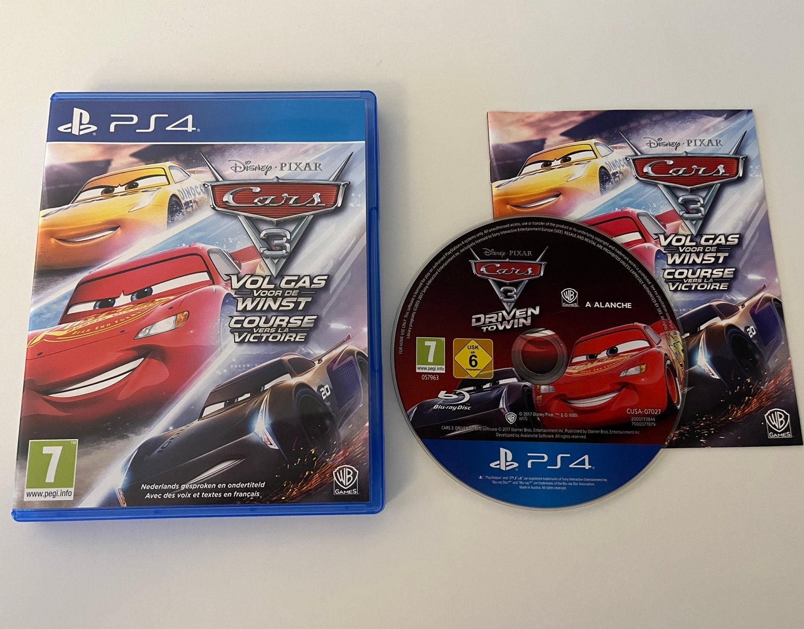 Disney Pixar Cars 3 ps4, Racen en Vliegen, Eén computer, Ophalen of Verzenden, Zo goed als nieuw
