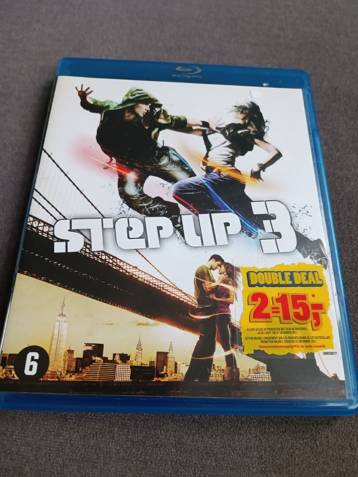 Step up 3 - bluray, Cd's en Dvd's, Blu-ray, Ophalen of Verzenden, Zo goed als nieuw, Muziek en Concerten
