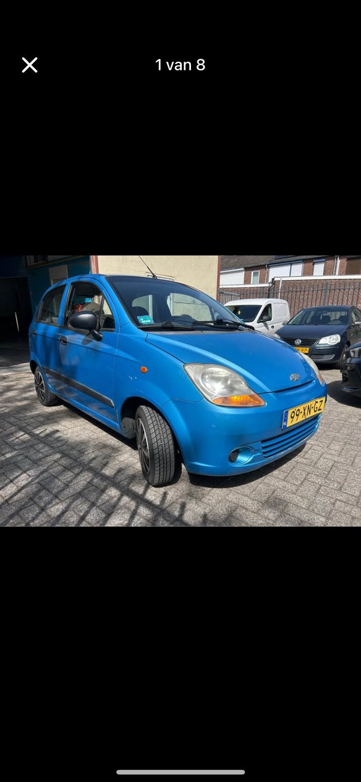Chevrolet Matiz 0.8 2007 Blauw, Voorwielaandrijving, Blauw, Origineel Nederlands, Bedrijf
