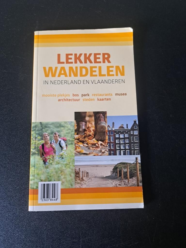 Lekker Wandelen in Nederland en Vlaanderen - Gids, Boeken, Fiets- of Wandelgids, Ophalen of Verzenden, Benelux, Gelezen
