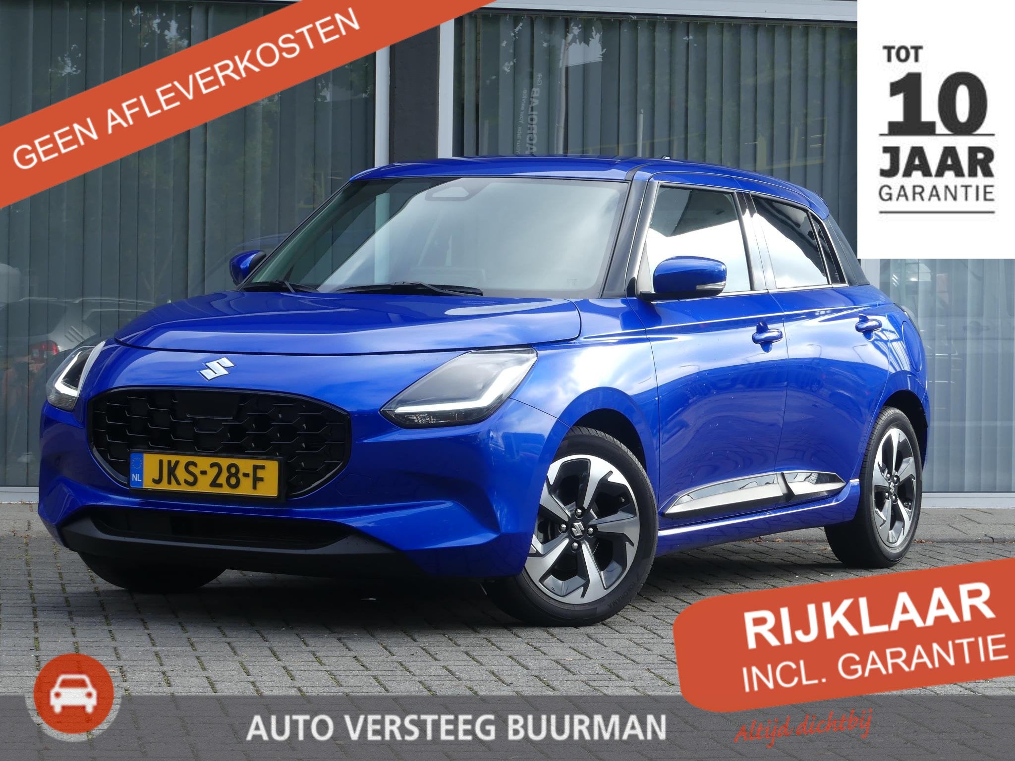 Suzuki Swift 1.2 Style Smart Hybrid BLACK RHINO, Apple Carpl, Auto's, Suzuki, Voorwielaandrijving, 12 maanden, Stof, Origineel Nederlands