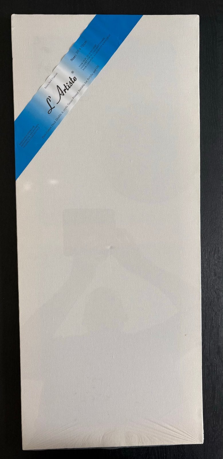 L'Artiste Opgespannen Canvas 30x70cm - Nieuw, Ophalen of Verzenden, Nieuw, Doek