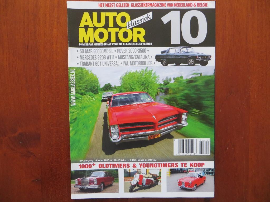 Auto Motor Klassiek 10 2015 Rover 2000 / 3500, Trabant 601, Ophalen of Verzenden, Nieuw, Mercedes