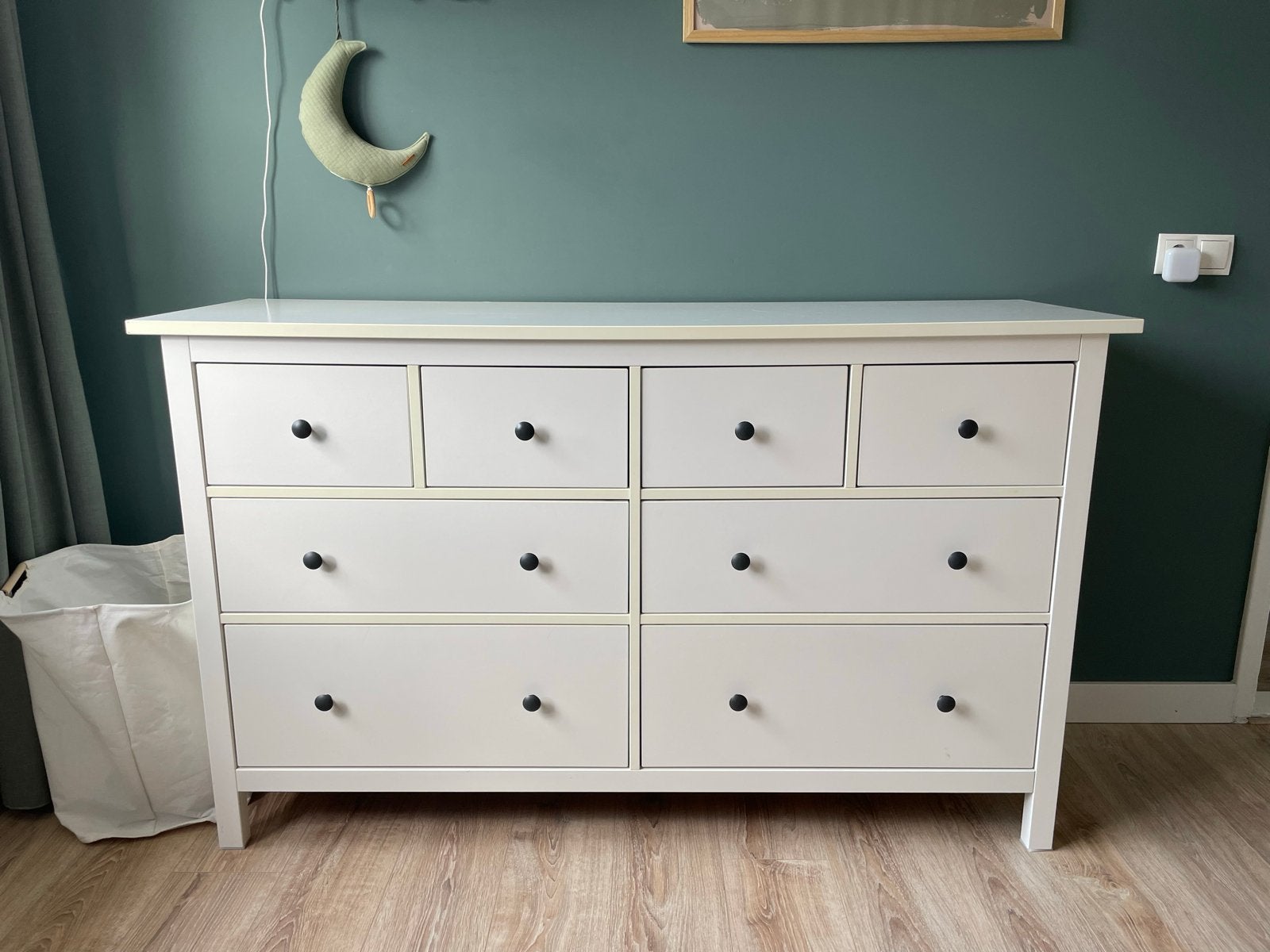 Ikea Hemnes ladekast met 8 lades, Ophalen, Gebruikt, 5 laden of meer, 100 tot 150 cm