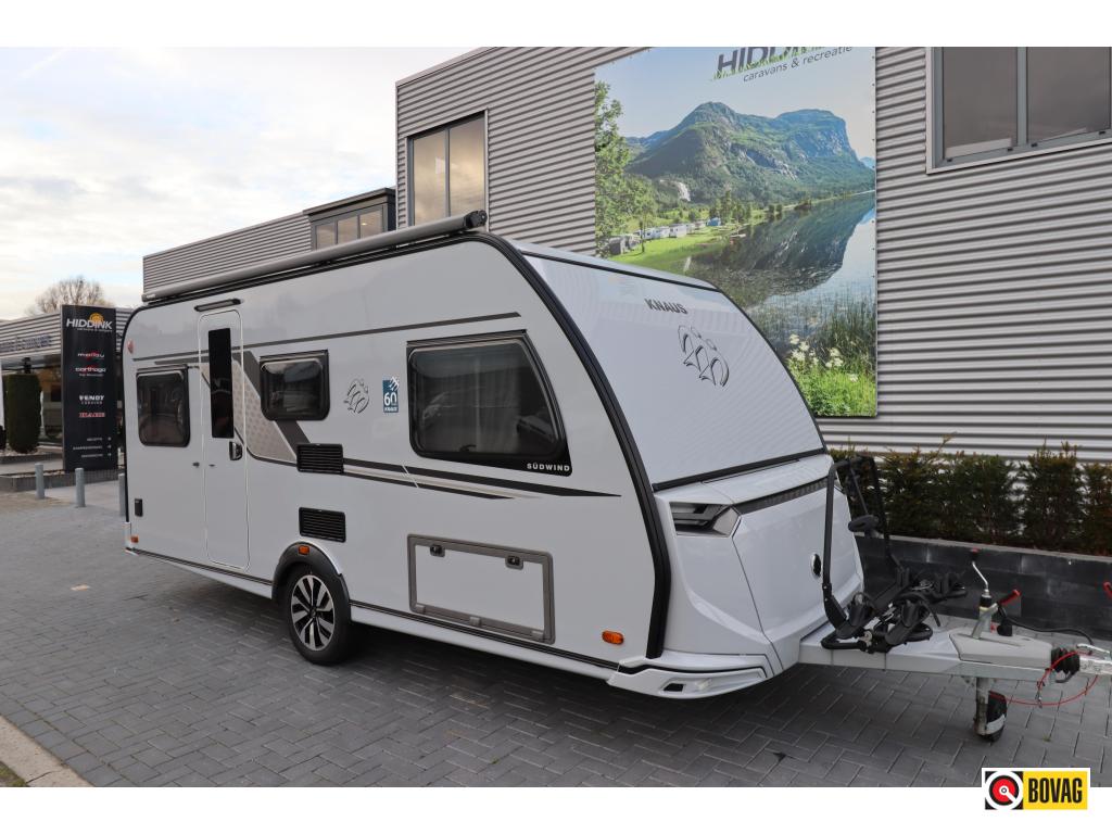 Knaus Sudwind 60 Years 460 EU Compleet!, Caravans en Kamperen, Bedrijf, Treinzit, 5 tot 6 meter, Overige typen