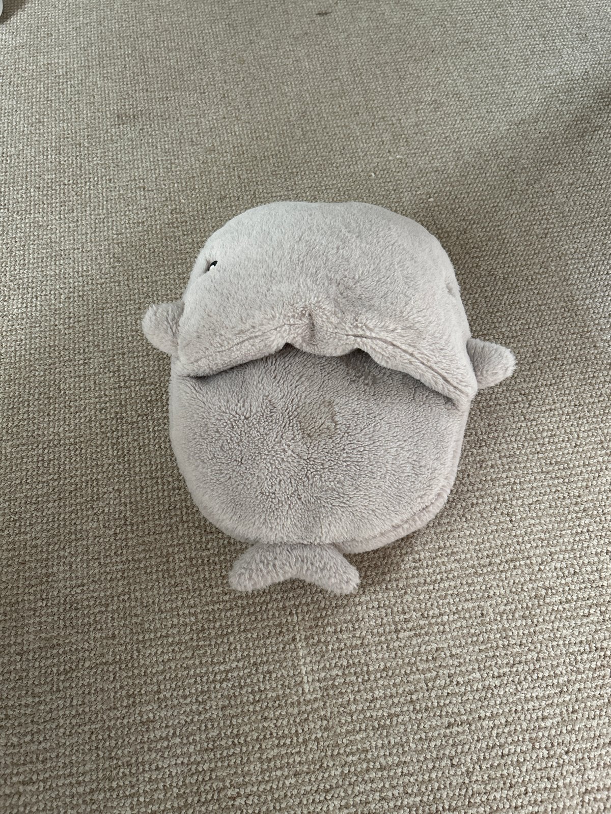 Grijze voetenwarmer walvis/haai - Zo goed als nieuw, Ophalen of Verzenden, Zo goed als nieuw
