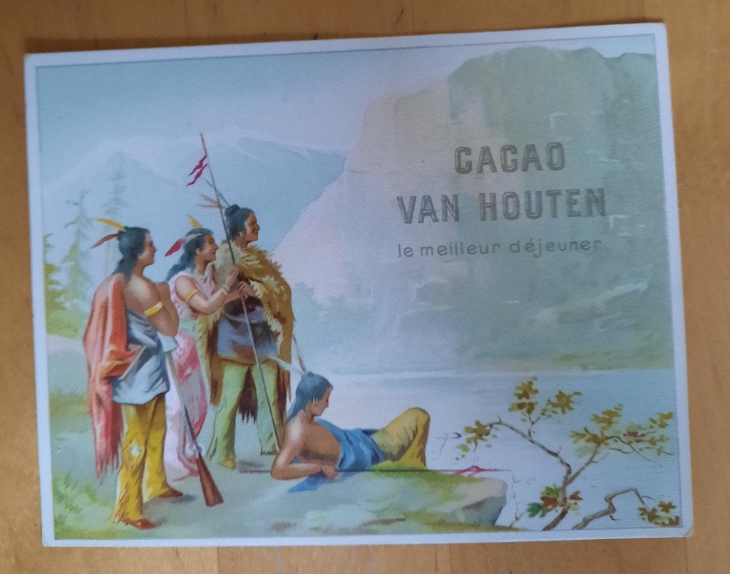 VAN HOUTEN CACAO - OUD PLAATJE, Verzamelen, Ophalen of Verzenden, Gebruikt, Overige typen
