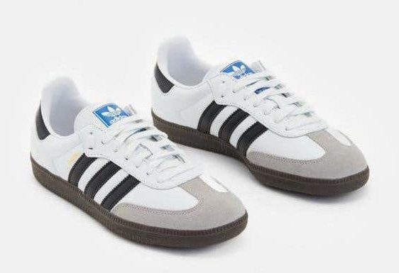 Adidas Originals Samba OG maat 40, wit-zwart, leer, NwStaat, Adidas, Wit, Ophalen of Verzenden, Sneakers of Gympen