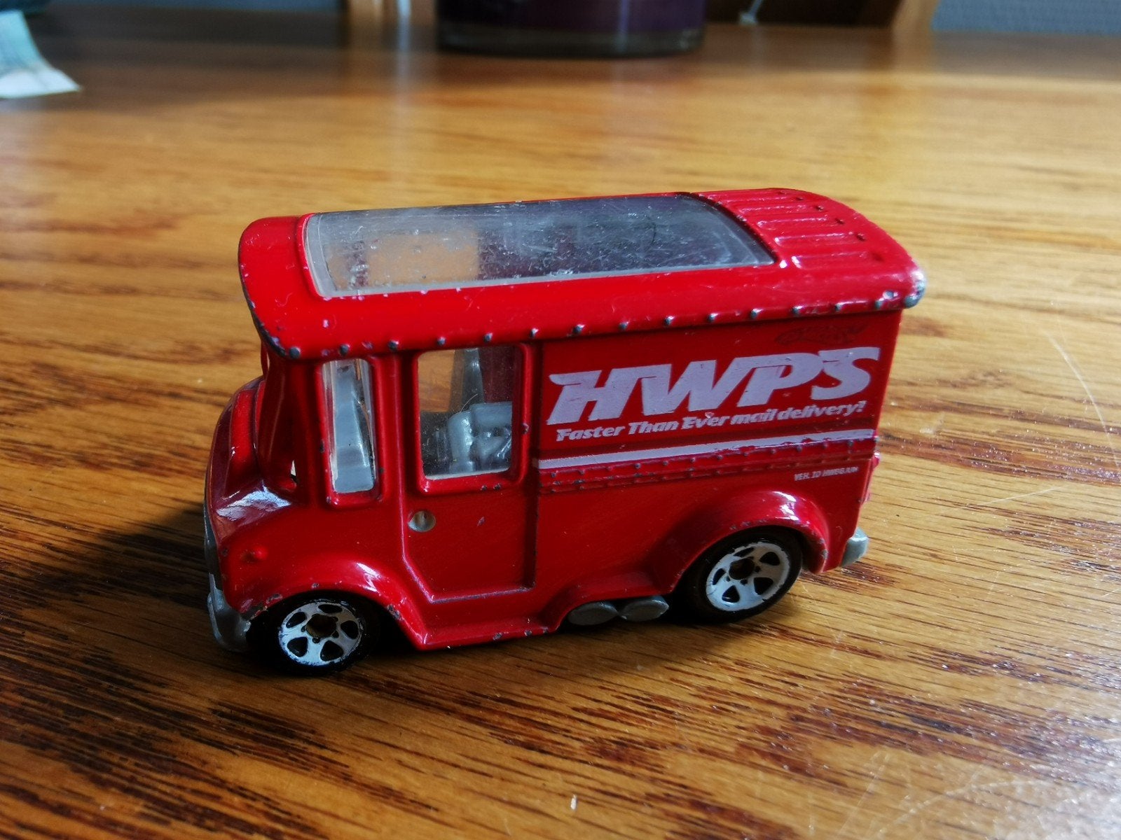 HWPS post Bestelwagen Rood, Hobby en Vrije tijd, Ophalen of Verzenden, Gebruikt, Bus of Vrachtwagen, Overige merken
