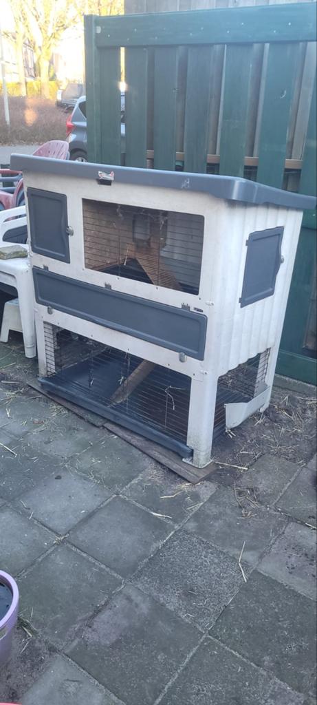 Konijnen hok van perflast gebruikt, Ophalen of Verzenden, Hok, Minder dan 60 cm