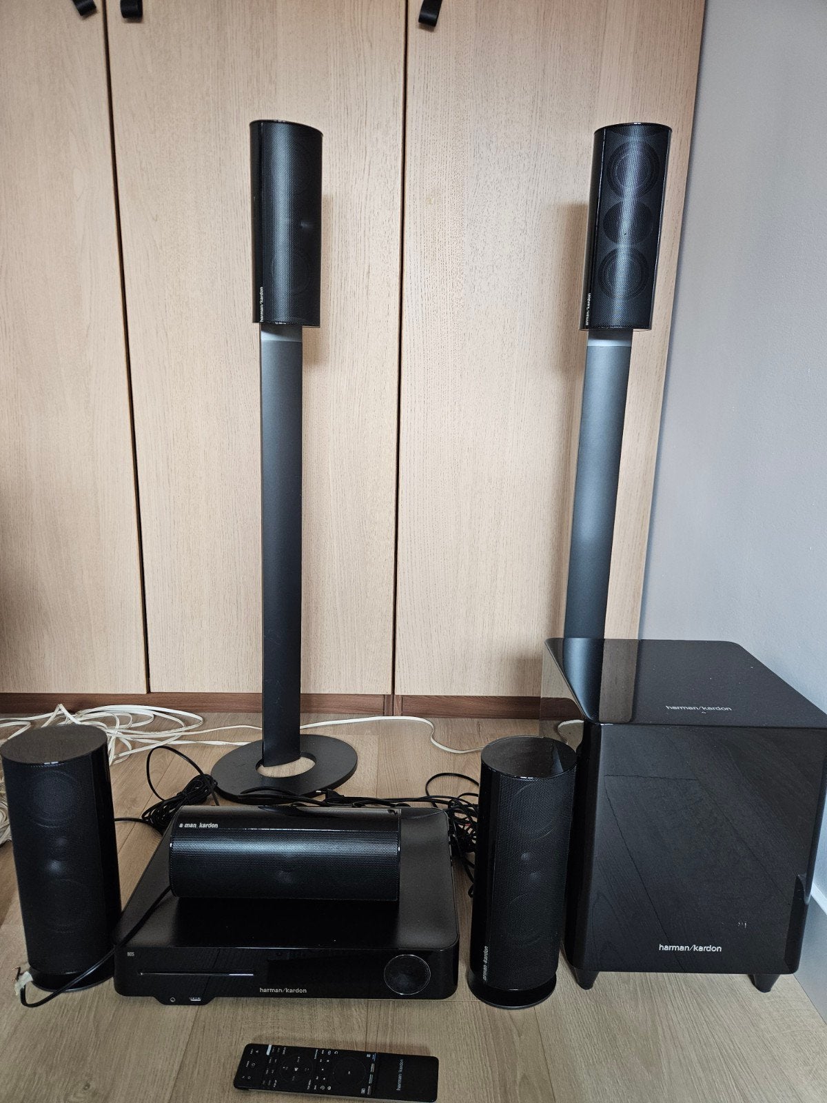 Harman Kardon BDS 577 complete 5.1 Home Cinema Set zwart, Gebruikt, 70 watt of meer, 5.1-systeem, Overige spelers
