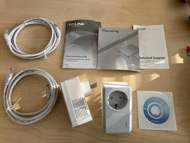 TP-Link AV500 Powerline Adapter met AC Pass Through, Ophalen of Verzenden, Gebruikt, TP-Link