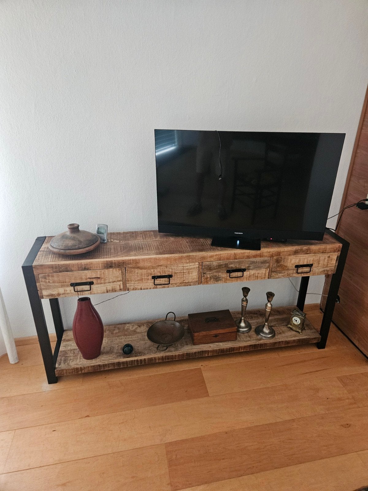 Mooie TV meubel, Ophalen, Zo goed als nieuw, 25 tot 50 cm, Rechthoekig