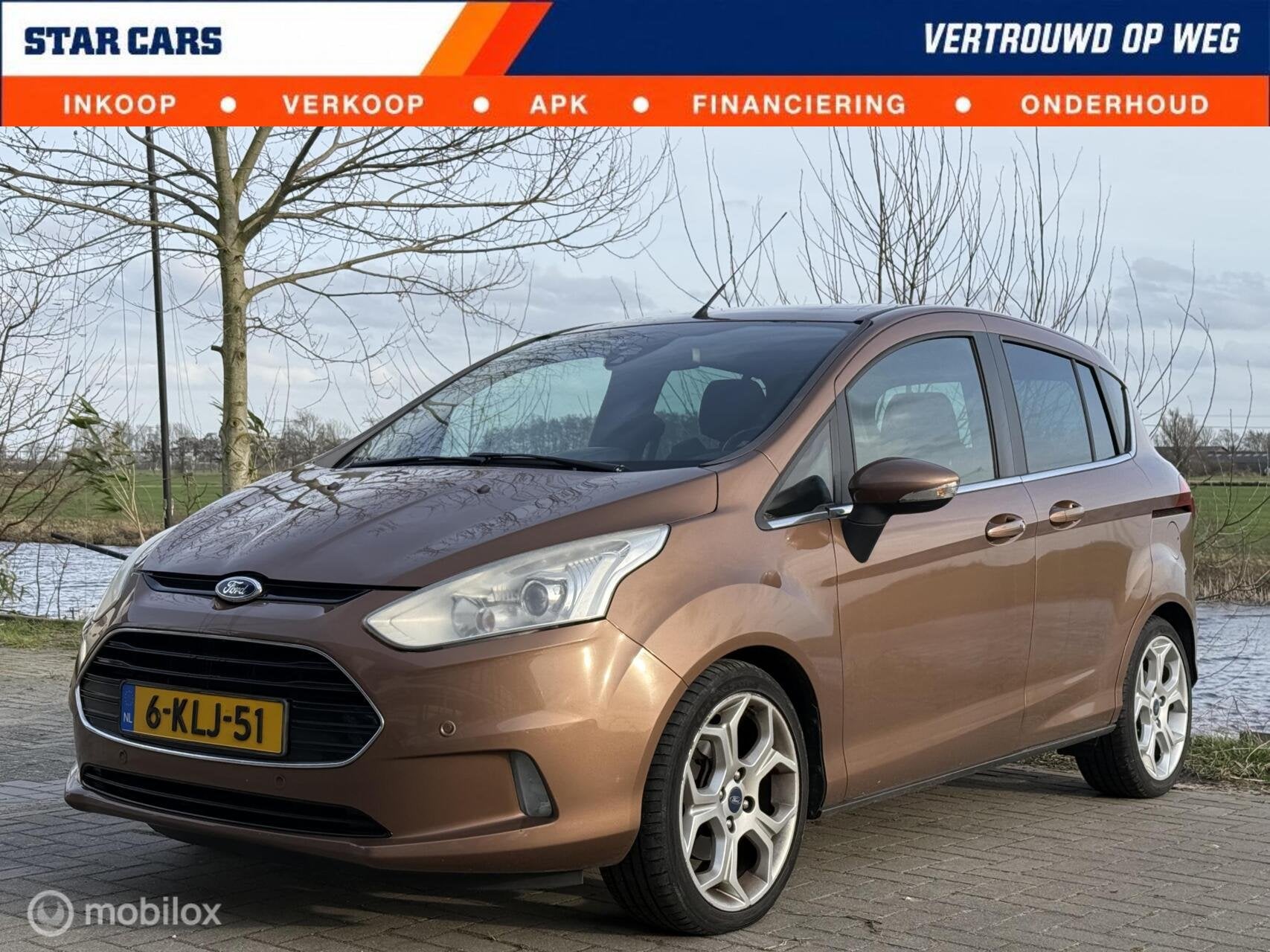 Ford B-Max 1.0 EcoBoost Titanium| Airco| Cruise| Pano| APK, Auto's, Voorwielaandrijving, Euro 5, Gebruikt, 750 kg
