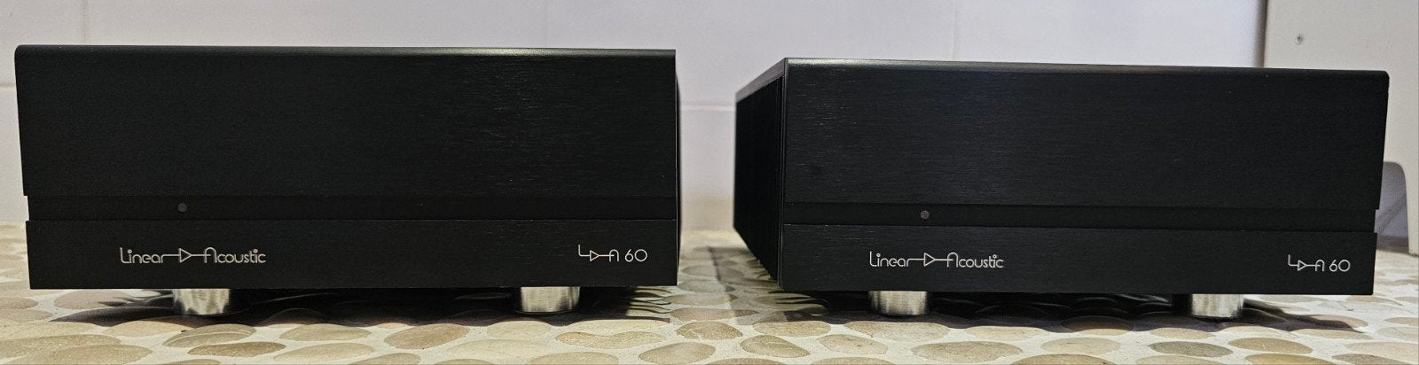 Linear Acoustic LA 60 klasse monoblocs, nieuwstaat, garantie, Overige merken, Lineair Acoustic ELAC, Ophalen of Verzenden, Zo goed als nieuw