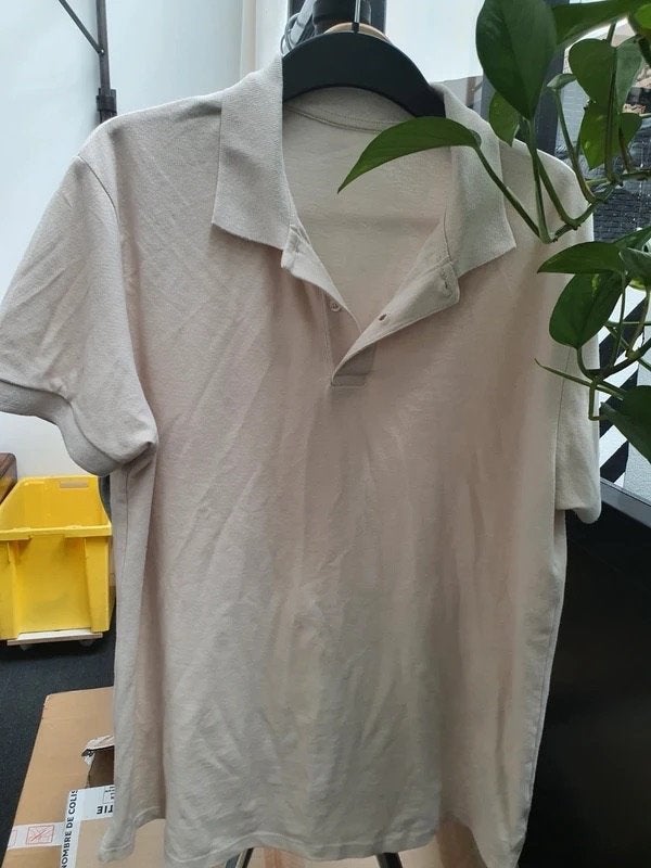 22 x heren polo's / poloshirts beige creme, Onbekend, Maat 48/50 (M), Beige, Nieuw