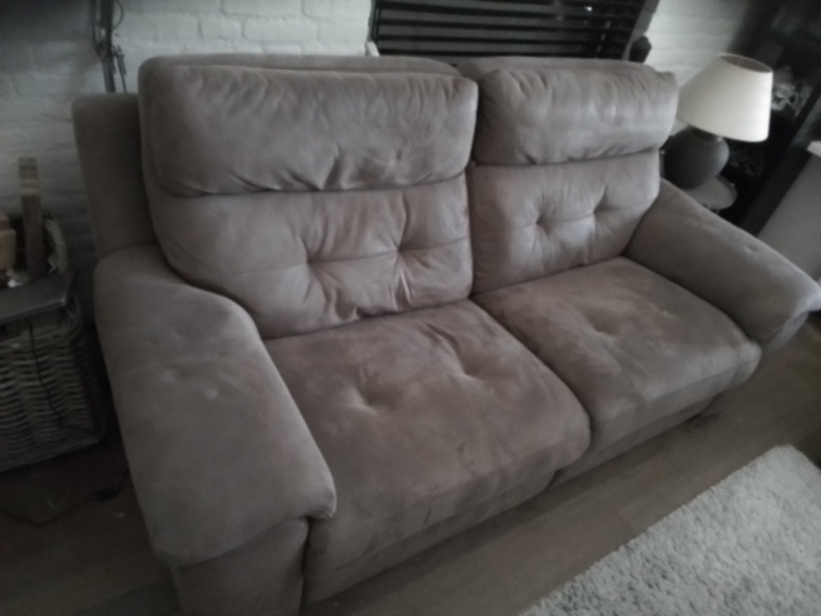 Comfortabele 2-zitsbank - met lichte gebruikssporen., Ophalen, Gebruikt, 150 tot 200 cm, Modern comfort