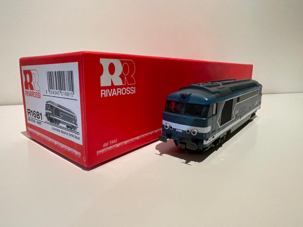 Rivarossi R1681 - Dlok BB 67565 SNCF logo casquette - DC, Overige merken, Verzenden, Nieuw, Analoog