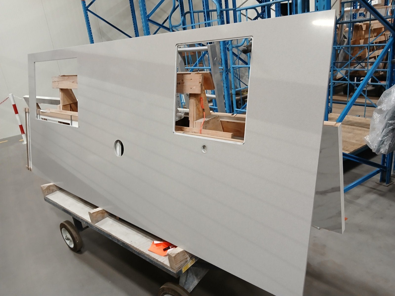 Showroom keukenblad - Zo goed als nieuw, Huis en Inrichting, Keuken | Keukenelementen, Ophalen, Zo goed als nieuw, 200 cm of meer