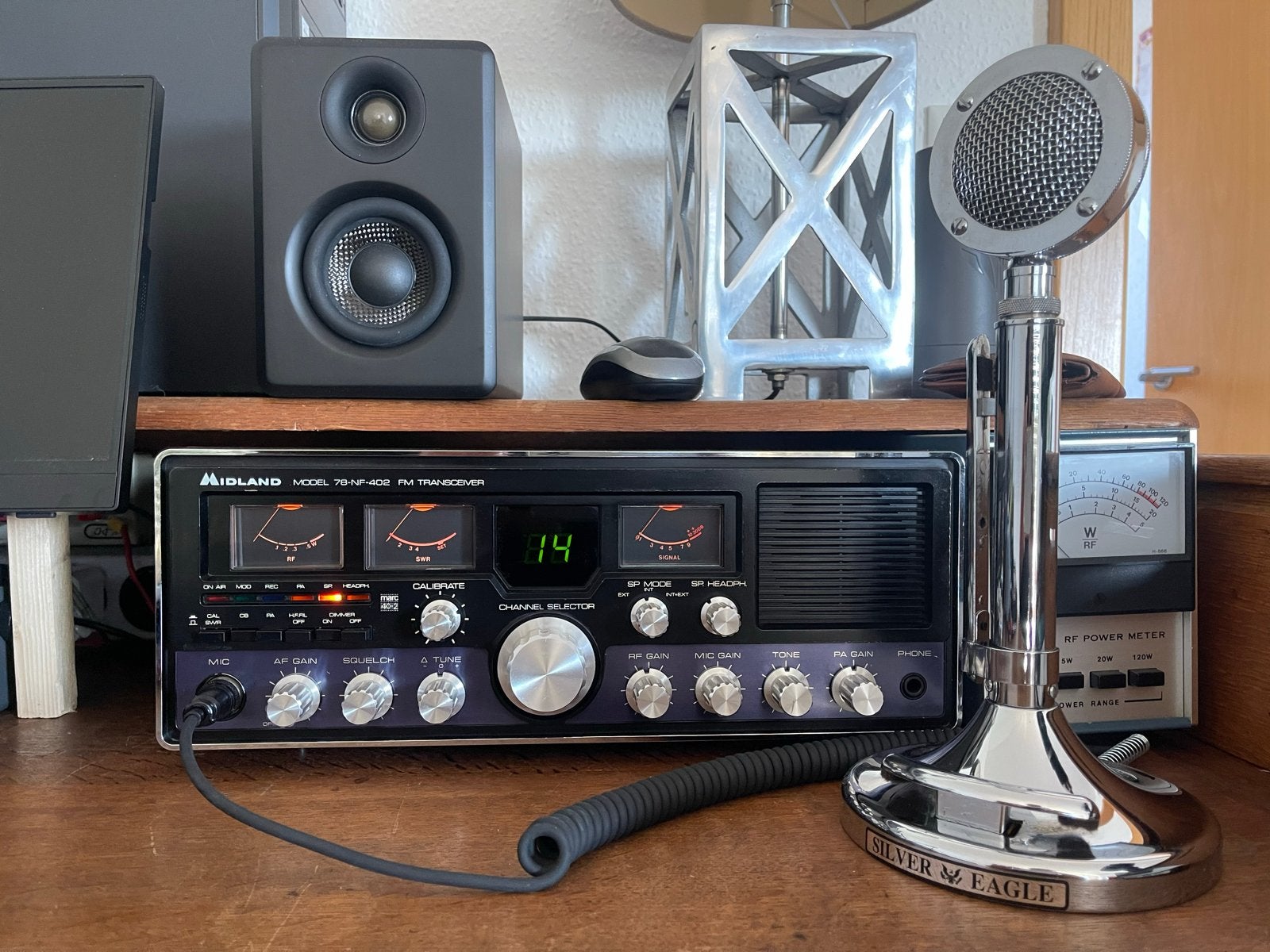 Midland 78-NF-402 Basis Bak FM Transceiver - Zeer Nette Staa, Telecommunicatie, Zenders en Ontvangers, Ophalen, Zo goed als nieuw