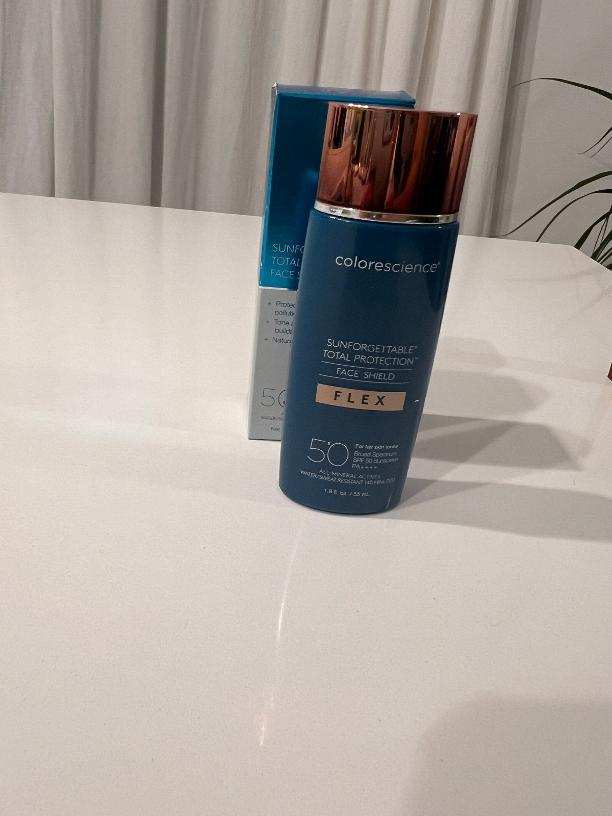 Colorescience Sunforgettable Total Protection Face Shield Fl, Ophalen of Verzenden, Gebruikt, Gehele gezicht, Verzorging