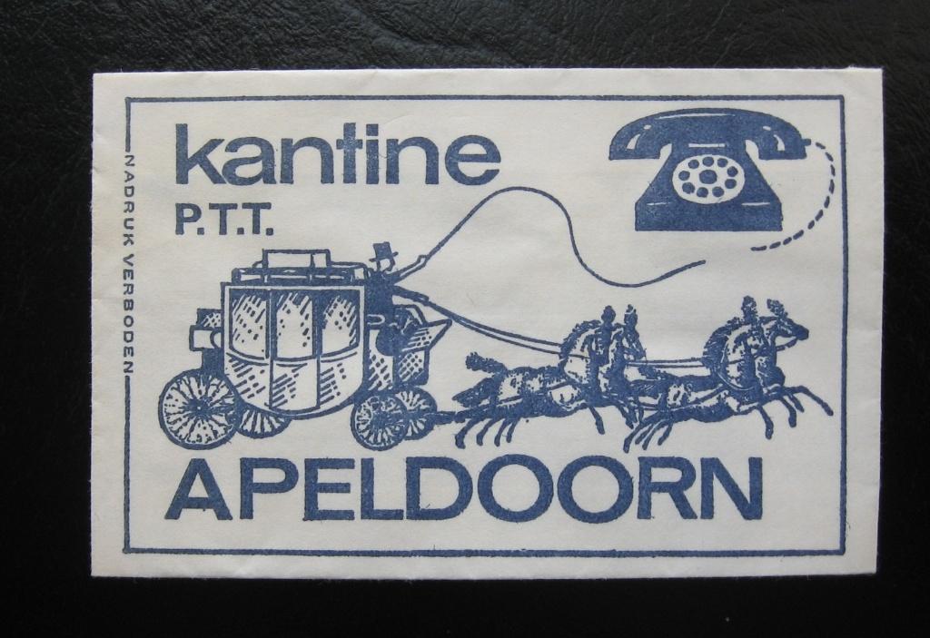 1308 Apeldoorn - kantine PTT, Verzenden, Nederland