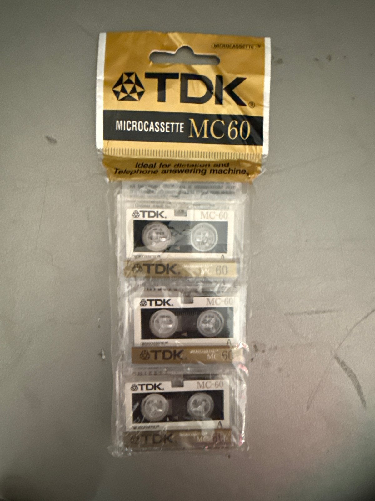 Nieuwe TDK MC60 Microcassette (3-pack), 2 t/m 25 bandjes, Overige genres, Ophalen of Verzenden, Nieuw in verpakking