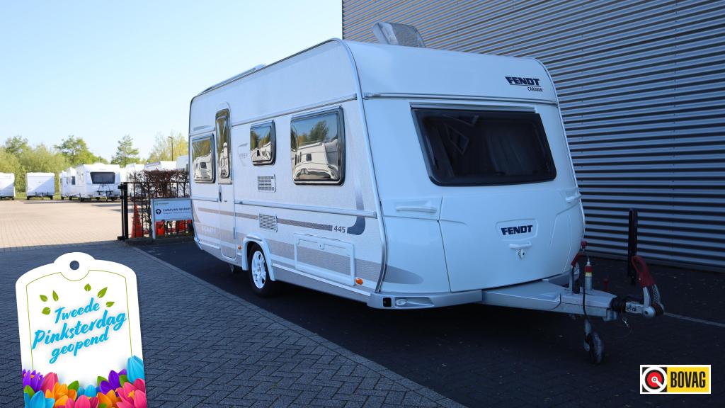 Fendt Bianco 445 TF Mover + voortent, Caravans en Kamperen, Rondzit, Bedrijf, Schokbreker, Fendt