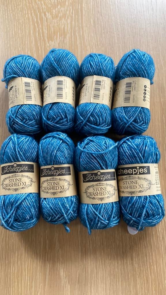 15x-8x-6x 3x-1x Stone washed XL  blue apatite kl 845, Ophalen of Verzenden, Nieuw, Breien of Haken, Wol of Garen