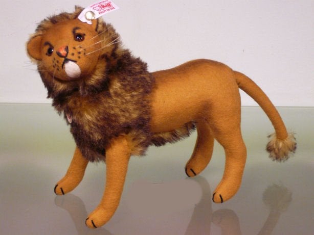 Steiff 035098 LEO LION | LEEUW | LICHTBRUIN WOLVILT | 2013, Ophalen of Verzenden, Nieuw, Overige typen, Steiff