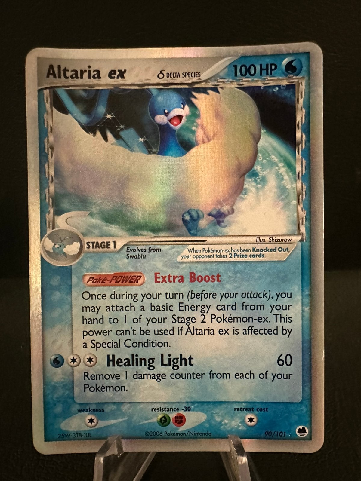 Pokemon dragon frontiers altaria ex 90/101, Ophalen of Verzenden, Zo goed als nieuw