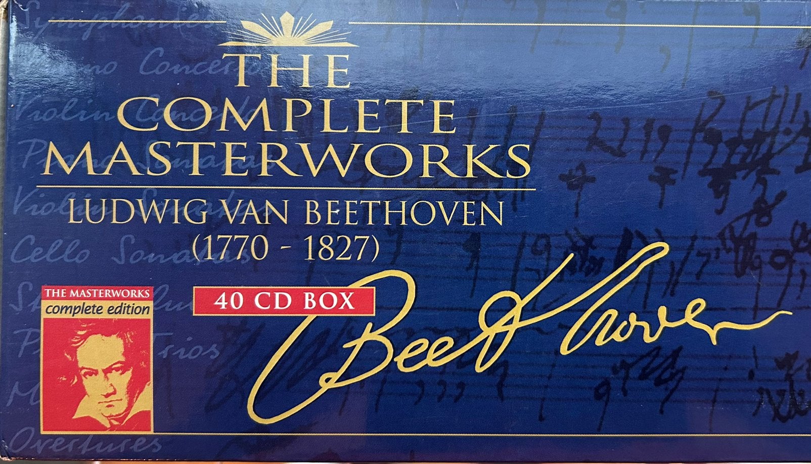 40 Cd.box, Ludwig van Beethoven, compleet, Ophalen of Verzenden, Classicisme, Zo goed als nieuw, Beethoven