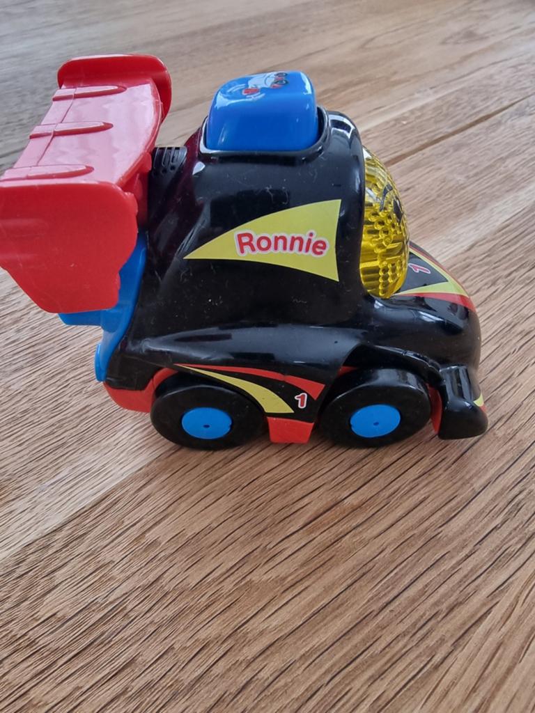 VTech Toet Toet Auto's Ronnie Raceauto, Kinderen en Baby's, Speelgoed | Vtech, Ophalen of Verzenden, Gebruikt, 6 maanden tot 2 jaar