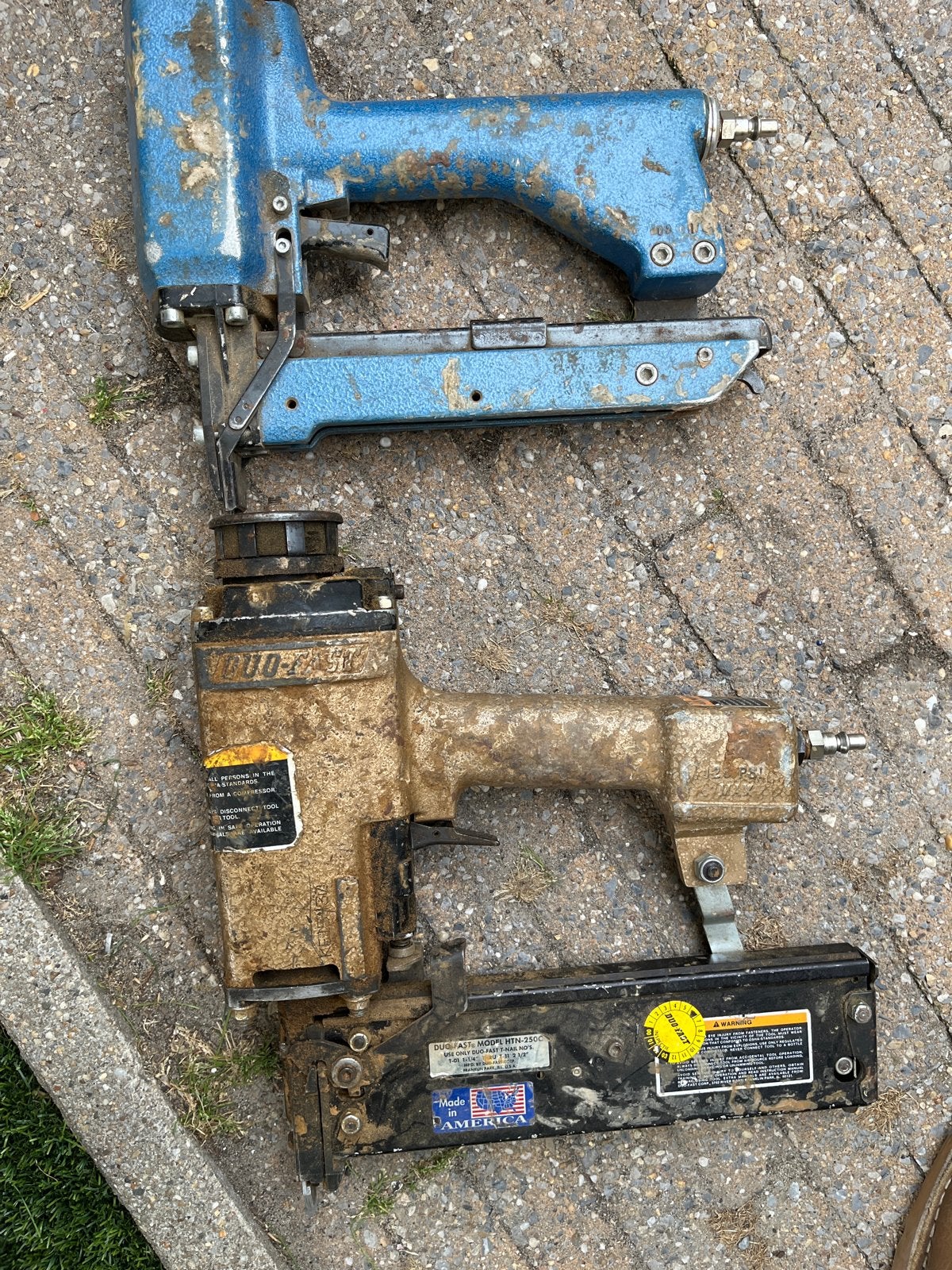Duo-Fast HTN-250C tacker en andere tacker, Ophalen of Verzenden, Gebruikt, Tacker/nietmachine, Overige merken