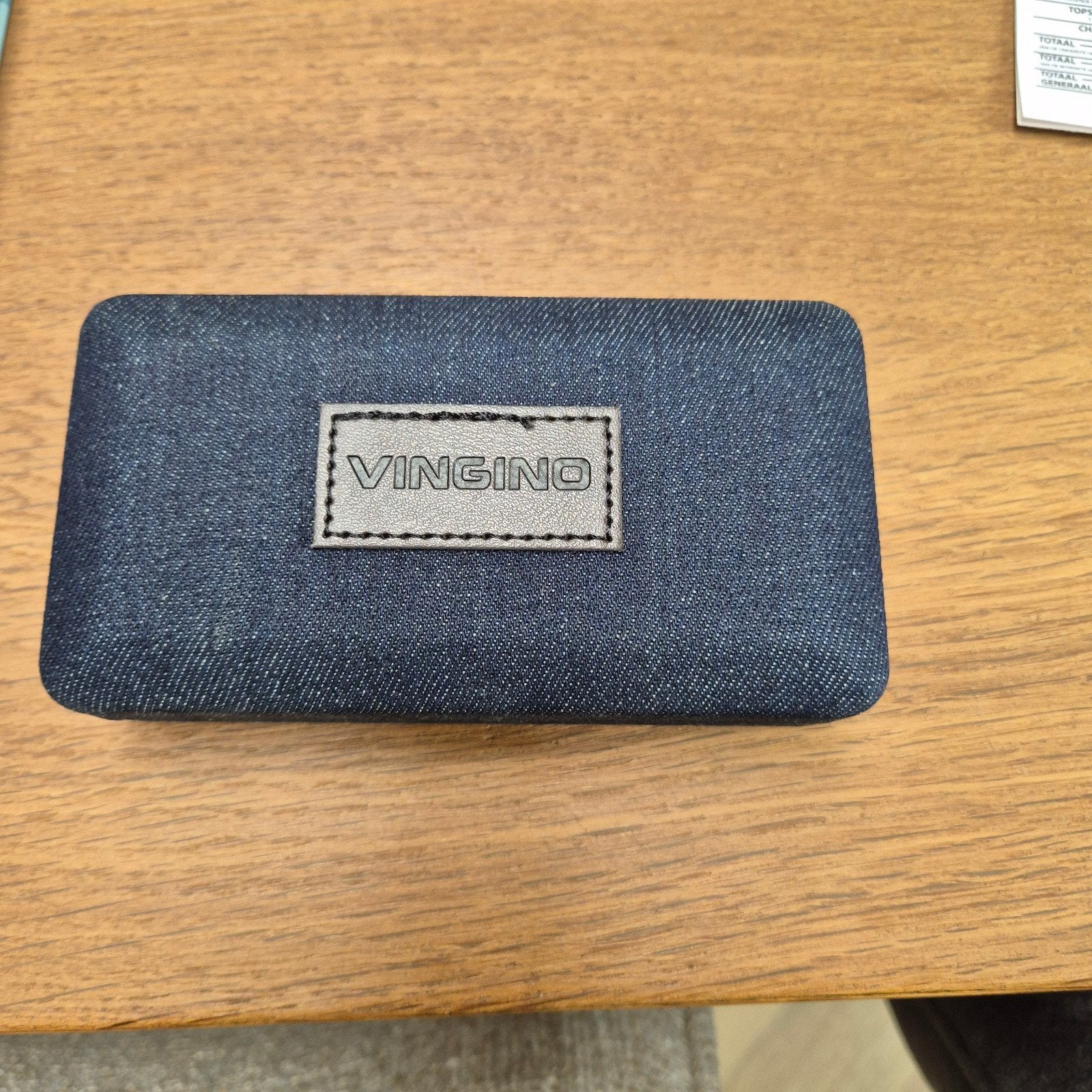 Vingino brillenkoker - Denim look, Sieraden, Tassen en Uiterlijk, Zonnebrillen en Brillen | Dames, Overige merken, Blauw, Nieuw