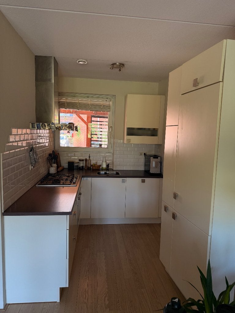 Kitchen, Gebruikt, Hoekkeuken, Ophalen of Verzenden, Kunststof