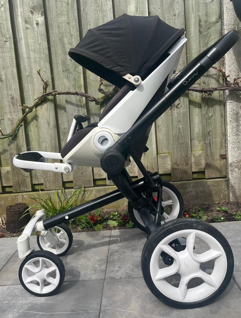 Quinny Kinderwagen - Zwart/Wit Design, Ophalen of Verzenden, Gebruikt, Kinderwagen, Quinny