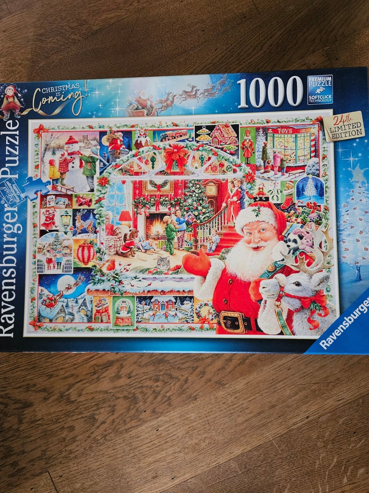 kerstpuzzel, Ophalen, 500 t/m 1500 stukjes, Zo goed als nieuw
